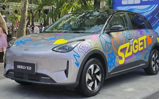 A Geely E2 a Sziget Fesztiválon debütált